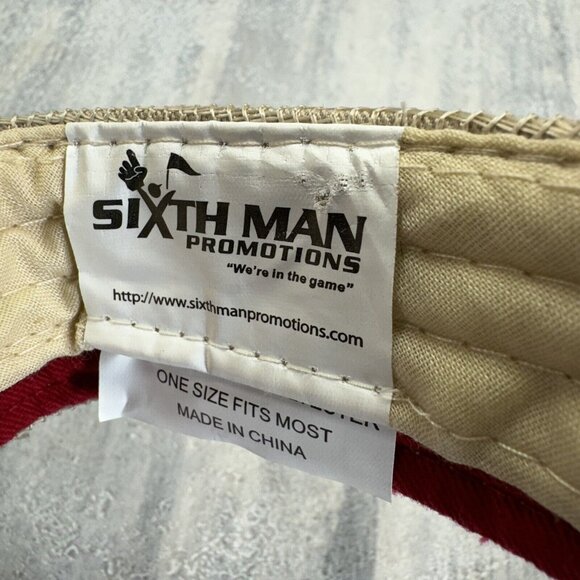 NEW Los Angeles Angels Visor Hat Cap Mens Red Baseball MLB Snap Back Box Logo - Picture 8 of 9